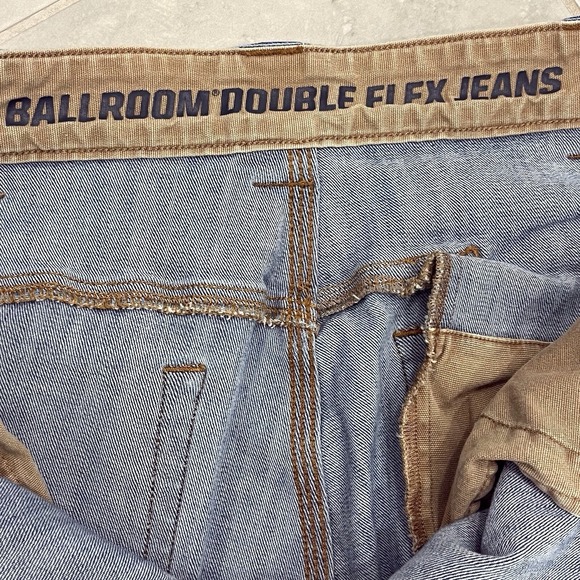 Duluth Trading Co. Ballroom Double Flex Jeans Blue Stretch Denim Men's 36x30 - Picture 8 of 10